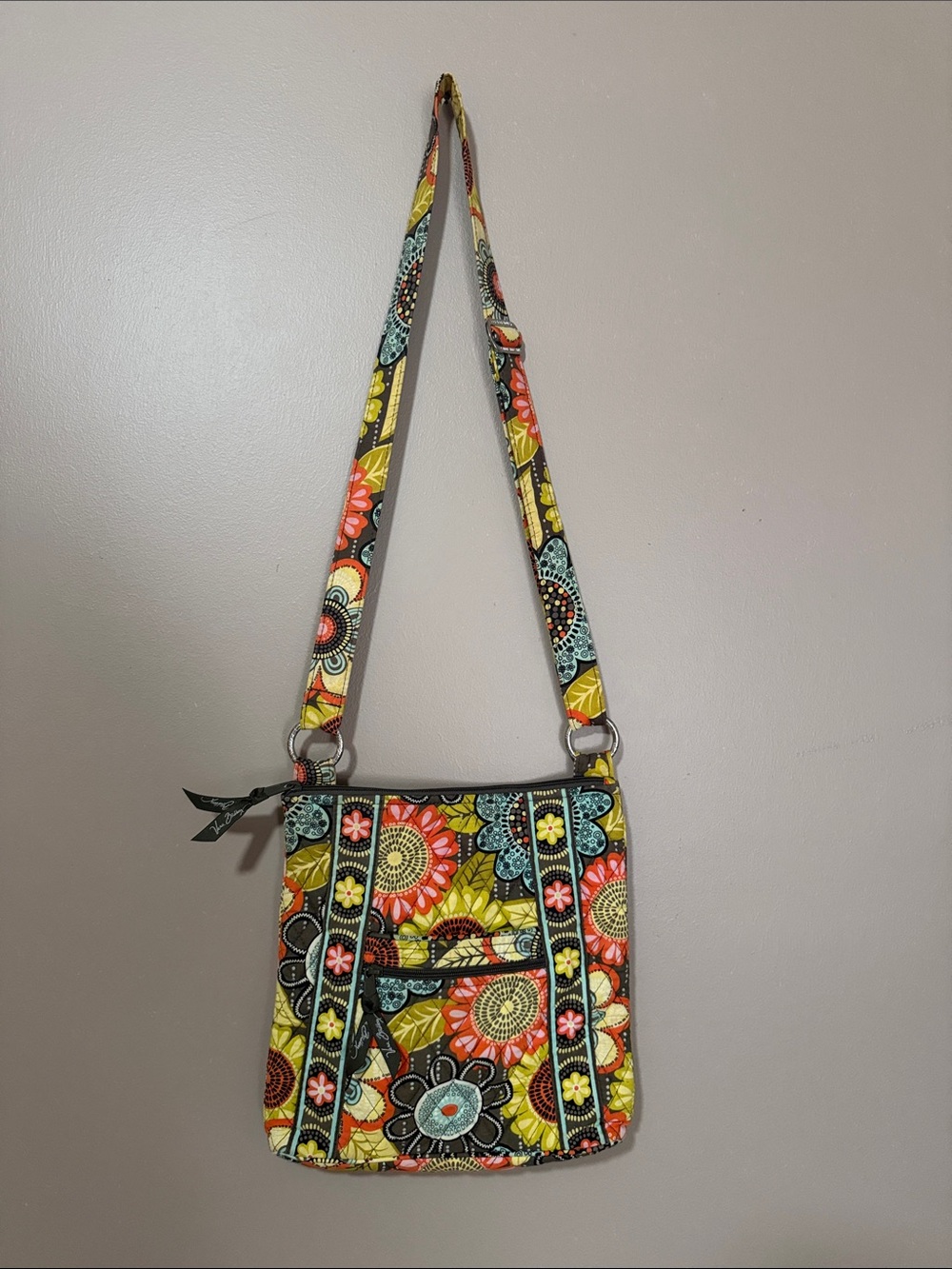 Vera Bradley Multi Floral Quilted Crossbody